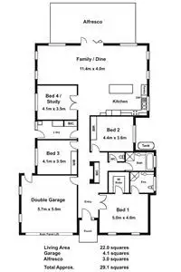 Floorplan of Homely house listing, 24 Warranqite Crescent, Hastings VIC 3915