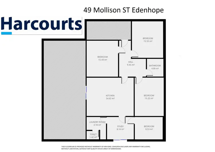 Floorplan of Homely house listing, 49 Mollison Street, Edenhope VIC 3318