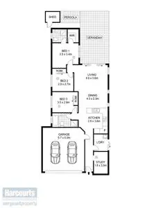 Floorplan of Homely house listing, 9 Wattle Crescent, Munno Para West SA 5115
