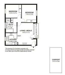 Floorplan of Homely unit listing, 9/173 Cross Road, Westbourne Park SA 5041