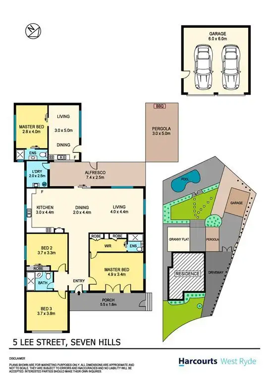 Floorplan of Homely house listing, 5 Lee Street, Seven Hills NSW 2147