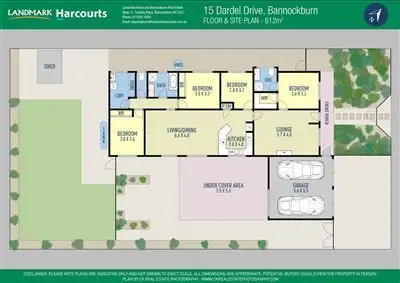 Floorplan of Homely house listing, 15 Dardel Drive, Bannockburn VIC 3331