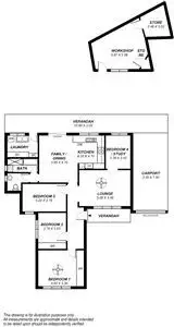 Floorplan of Homely house listing, 5 Ford Crescent, Fulham Gardens SA 5024