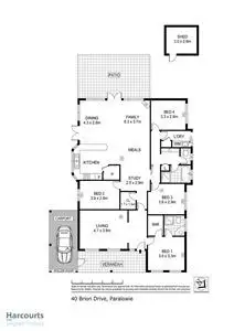 Floorplan of Homely house listing, 40 Brion Drive, Paralowie SA 5108