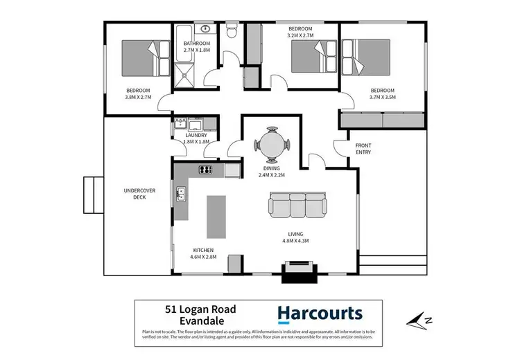 Floorplan of Homely house listing, 51 Logan Road, Evandale TAS 7212