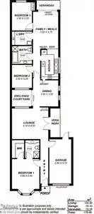 Floorplan of Homely house listing, 3b Langham Terrace, Unley SA 5061