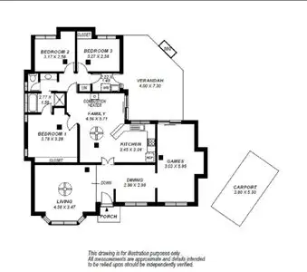 Floorplan of Homely house listing, 13 Underwood Close, Golden Grove SA