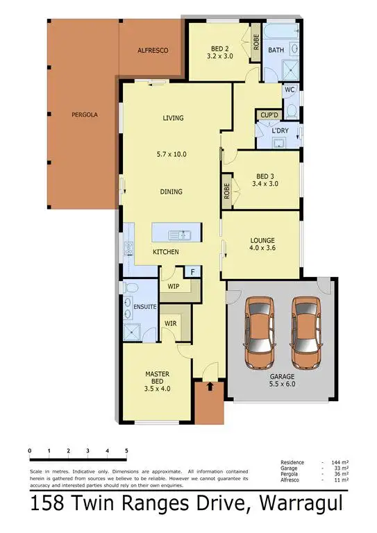Floorplan of Homely house listing, 158 Twin Ranges Drive, Warragul VIC 3820