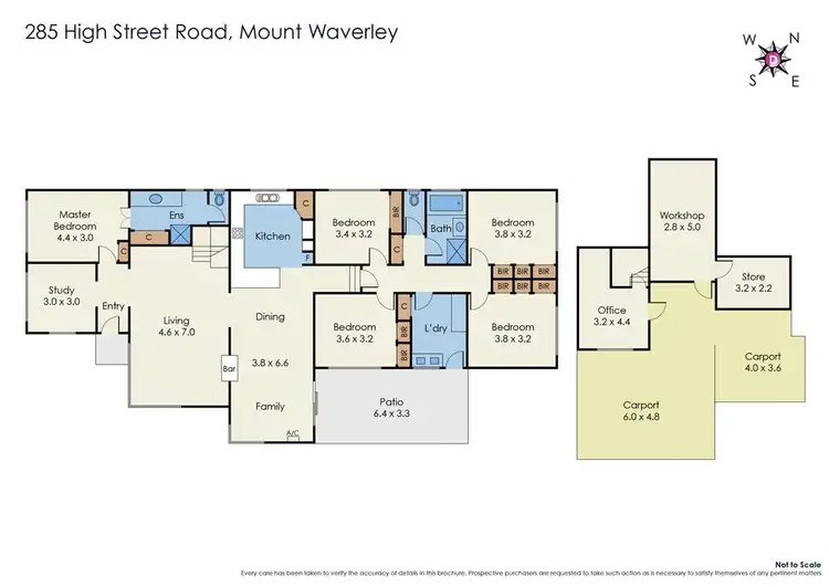 Floorplan of Homely house listing, 285 High Street Road, Mount Waverley VIC 3149
