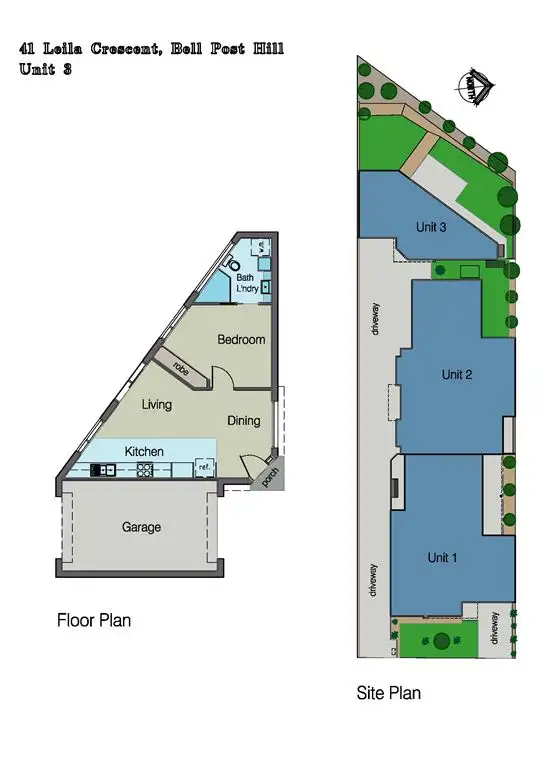 Floorplan of Homely unit listing, 3/41 Leila Crescent, Bell Post Hill VIC 3215