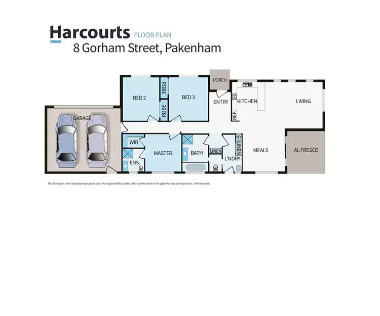 Floorplan of Homely house listing, 8 Gorham Street, Pakenham VIC 3810