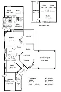Floorplan of Homely house listing, 10 Kay Court, Somers VIC