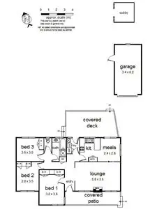 Floorplan of Homely house listing, 62 Sevenoaks Avenue, Croydon VIC