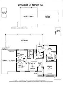 Floorplan of Homely house listing, 27 Wakefield Avenue, Morphett Vale SA