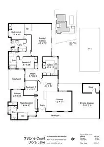 Floorplan of Homely house listing, 3 Stone Court, Bibra Lake WA 6163
