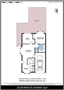 Floorplan of Homely villa listing, 13/135 Bage Street, Nundah QLD