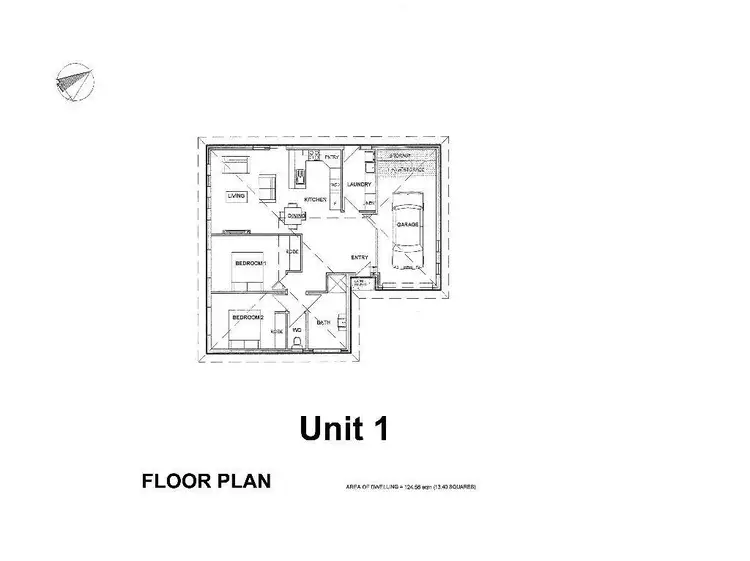 Floorplan of Homely unit listing, 1/19 Legges Crescent, Prospect TAS 7250