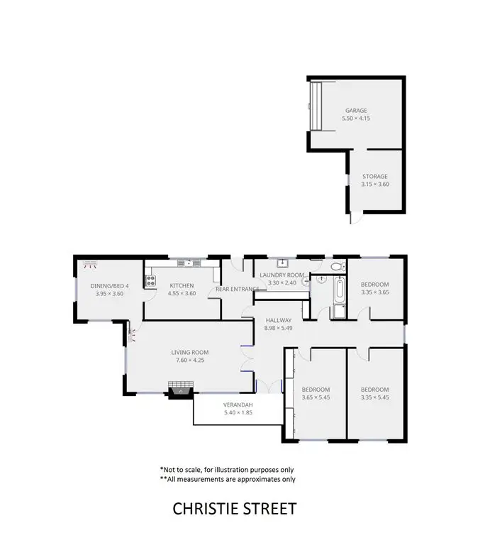 Floorplan of Homely house listing, 19 Christie St, Kadina SA 5554