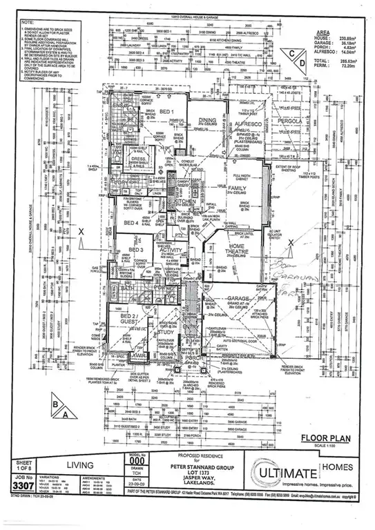 Floorplan of Homely house listing, 3 Jasper Way, Lakelands WA 6180