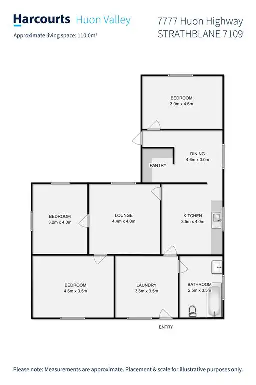 Floorplan of Homely house listing, 7777 Huon Highway, Strathblane TAS 7109