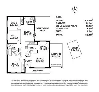 Floorplan of Homely house listing, 18 Power Court, Mount Barker SA 5251