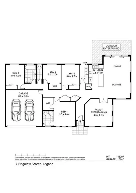 Floorplan of Homely house listing, 7 Brigalow Street, Legana TAS 7277