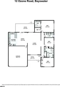 Floorplan of Homely house listing, 12 Ozone Road, Bayswater VIC 3153