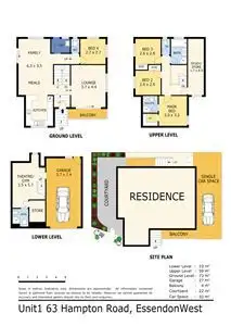 Floorplan of Homely unit listing, 1/63 Hampton Road, Essendon West VIC 3040