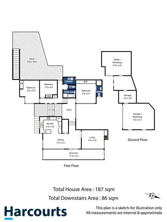 Floorplan of Homely house listing, 38 Kunama Drive, Kingston Beach TAS 7050