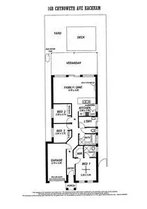 Floorplan of Homely house listing, 16b Chynoweth Avenue, Hackham SA 5163