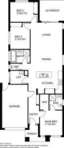 Floorplan of Homely house listing, 25 Celsius Drive, Cranbourne North VIC 3977