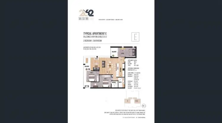 Floorplan of Homely apartment listing, 1203/262 South Terrace, Adelaide SA 5000