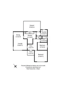 Floorplan of Homely unit listing, 1/20 Lewan Avenue, Kingston TAS 7050