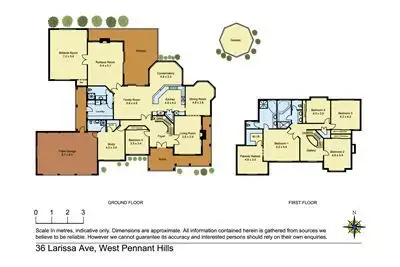 Floorplan of Homely house listing, 36 Larissa Avenue, West Pennant Hills NSW 2125
