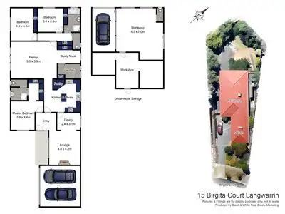 Floorplan of Homely house listing, 15 Birgita Court, Langwarrin VIC 3910