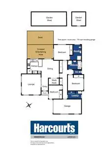 Floorplan of Homely house listing, 2 Goodenia Place, Kingston TAS 7050