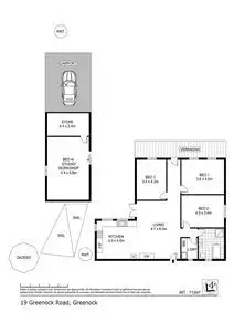 Floorplan of Homely house listing, 19 Kapunda Road, Greenock SA 5360