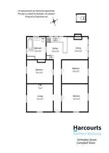 Floorplan of Homely house listing, 18 Pedder Street, Campbell Town TAS 7210