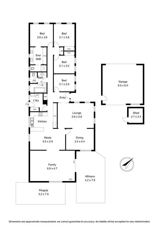 Floorplan of Homely house listing, 32 Bambara Street, Wantirna VIC 3152