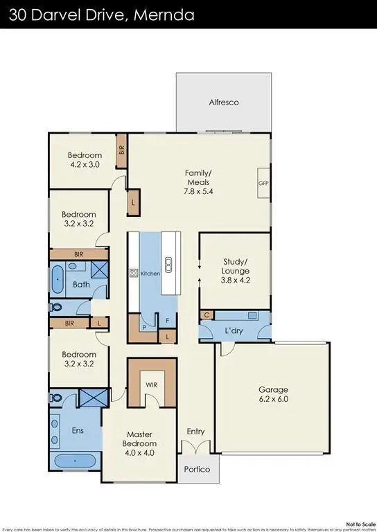 Floorplan of Homely house listing, 30 Darvel Drive, Mernda VIC 3754