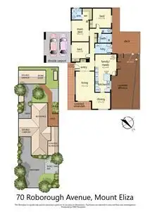 Floorplan of Homely house listing, 70 Roborough Avenue, Mount Eliza VIC 3930