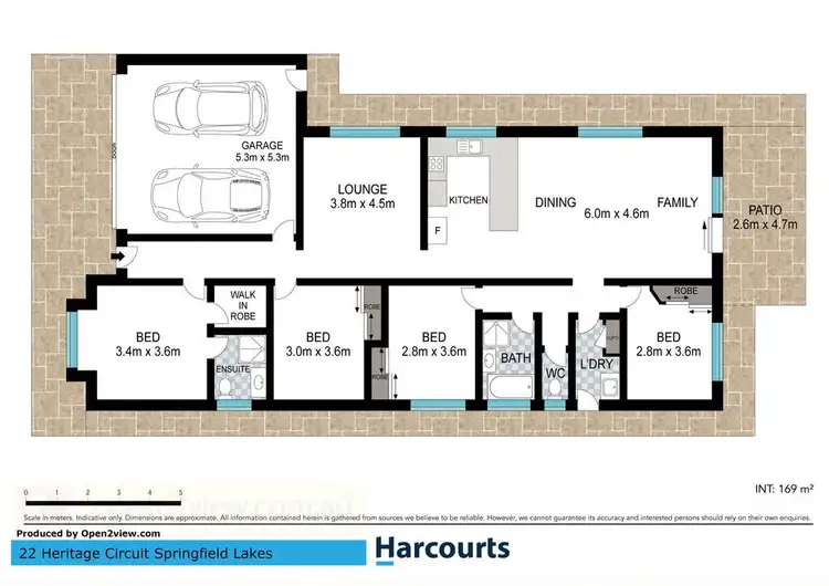 Floorplan of Homely house listing, 22 Heritage Circuit, Springfield Lakes QLD 4300