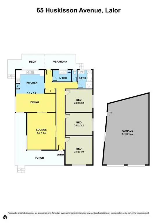 Floorplan of Homely house listing, 65 Huskisson Avenue, Lalor VIC 3075