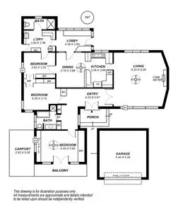 Floorplan of Homely house listing, 8 Page Crescent, Panorama SA 5041
