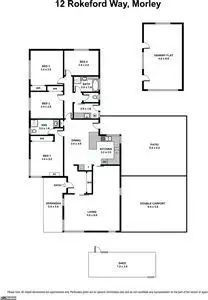 Floorplan of Homely house listing, 12 Rokeford Way, Morley WA 6062
