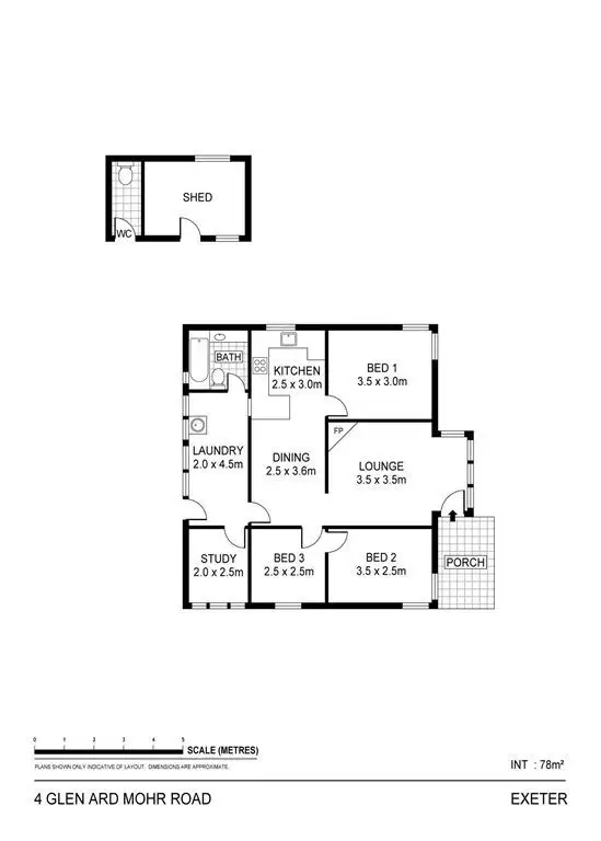 Floorplan of Homely house listing, 4 Glen Ard Mohr Road, Exeter TAS 7275