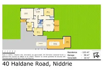 Floorplan of Homely house listing, 40 Haldane Road, Niddrie VIC 3042
