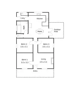 Floorplan of Homely house listing, 106 Clunes Rd, Creswick VIC 3363