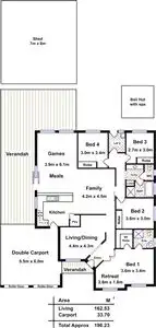 Floorplan of Homely house listing, 29 Brandis Road, Munno Para West SA 5115