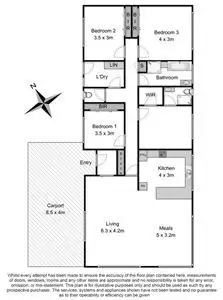 Floorplan of Homely house listing, 46 McPhee Street, Hamilton VIC 3300